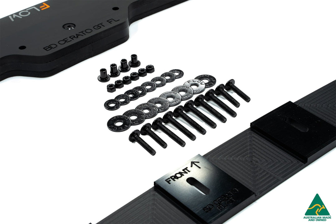 Cerato GT Facelift Front Lip Splitter & Mounting Brace - Image 7 by Flow Design