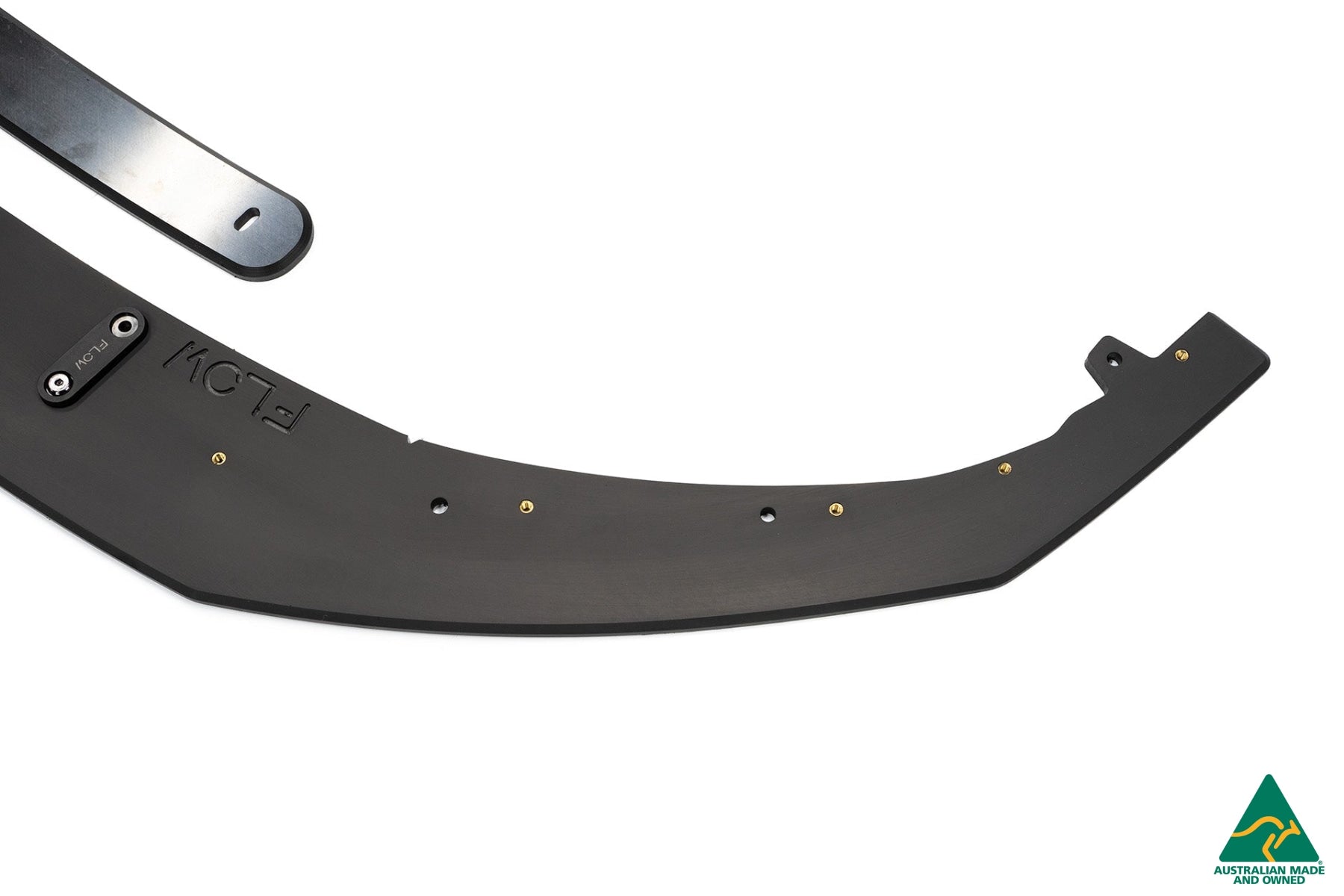 i30 Hatch PD1, PD2 2018-2020 Front Lip Splitter & Mounting Brace (GLOSS BLACK)