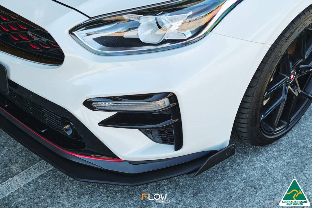 Cerato GT PFL Front Lip Splitter Winglets (Pair) - Image 4 by Flow Design