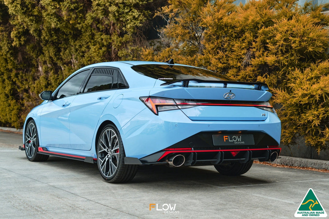CN7 Elantra N Sedan 2021 Rear Spat Winglets (Pair) - Image 6 by Flow Design