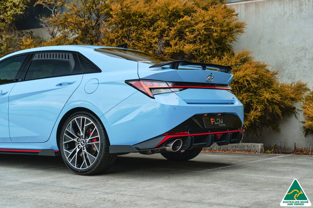 CN7 Elantra N Sedan 2021 Rear Window Vents (Pair) - Image 14 by Flow Design