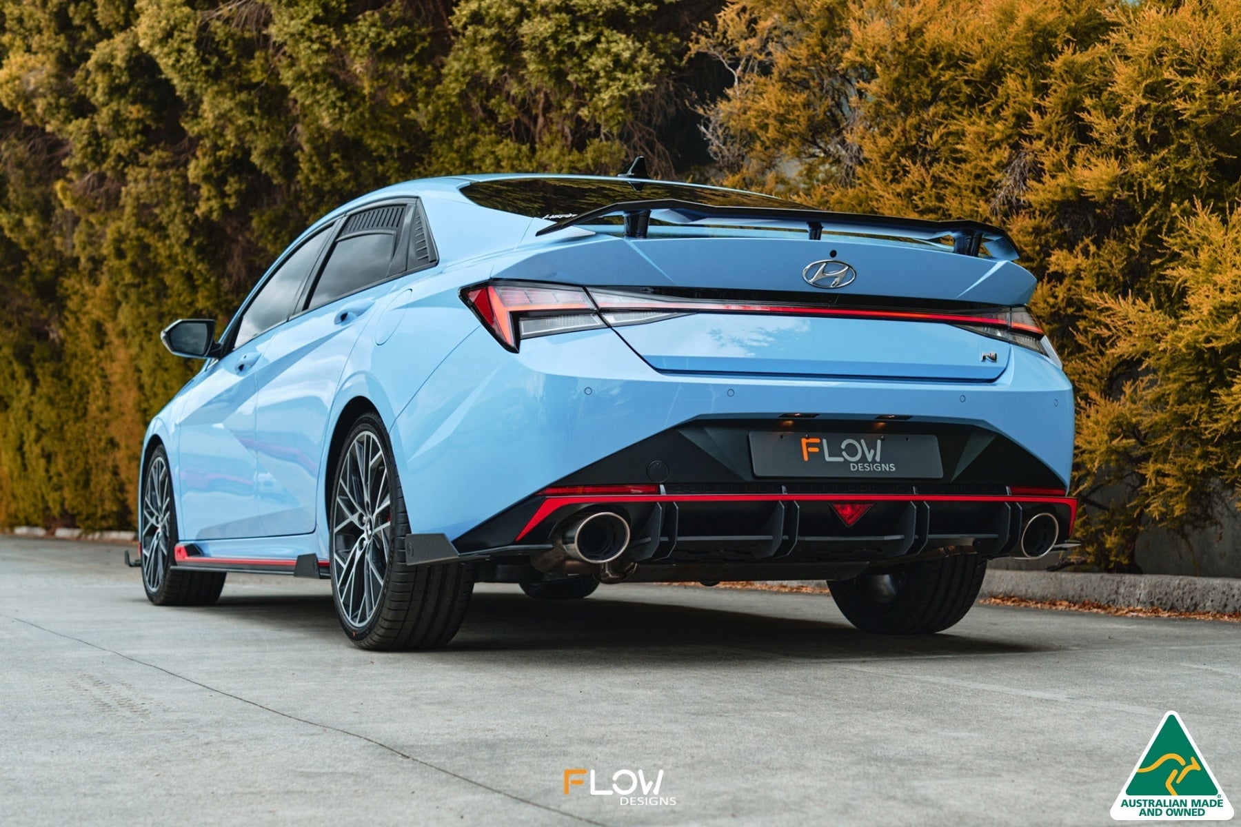 CN7 Elantra N Sedan 2021 Flow-Lock Rear Diffuser