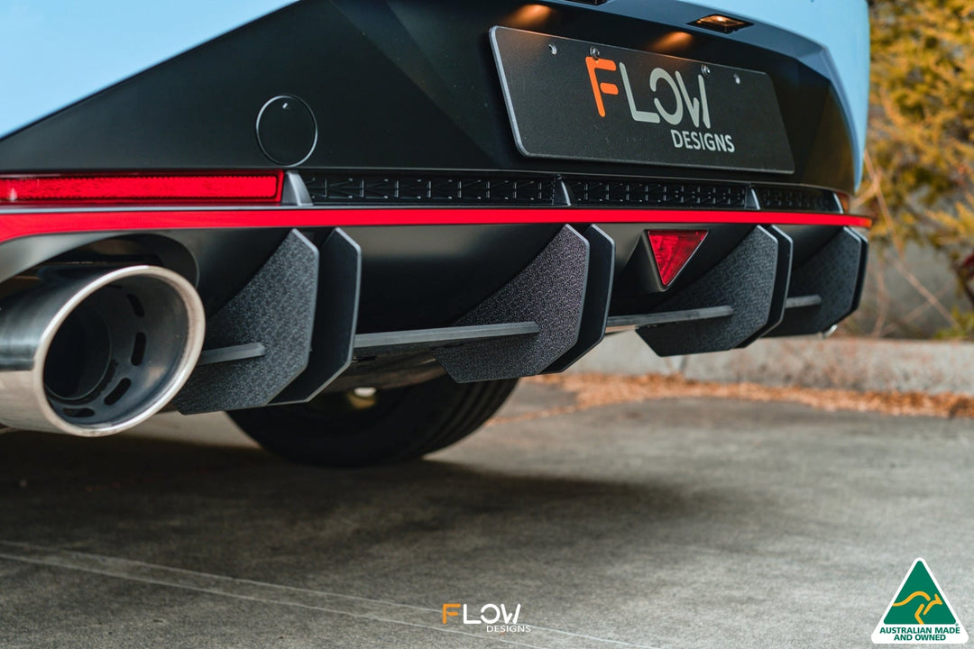 CN7 i30N Sedan 2021 Flow-Lock Rear Diffuser - Image 2 by Flow Design