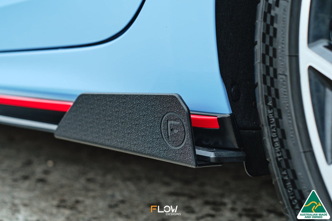 CN7 i30N Sedan 2021-2023 Side Skirt Splitters (Pair) - Image 6 by Flow Design