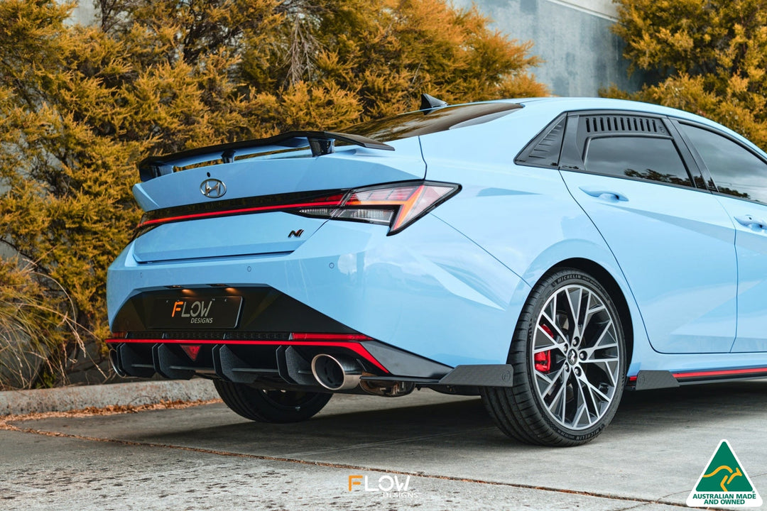 CN7 i30N Sedan 2021-2023 Rear Spat Winglets (Pair) - Image 4 by Flow Design