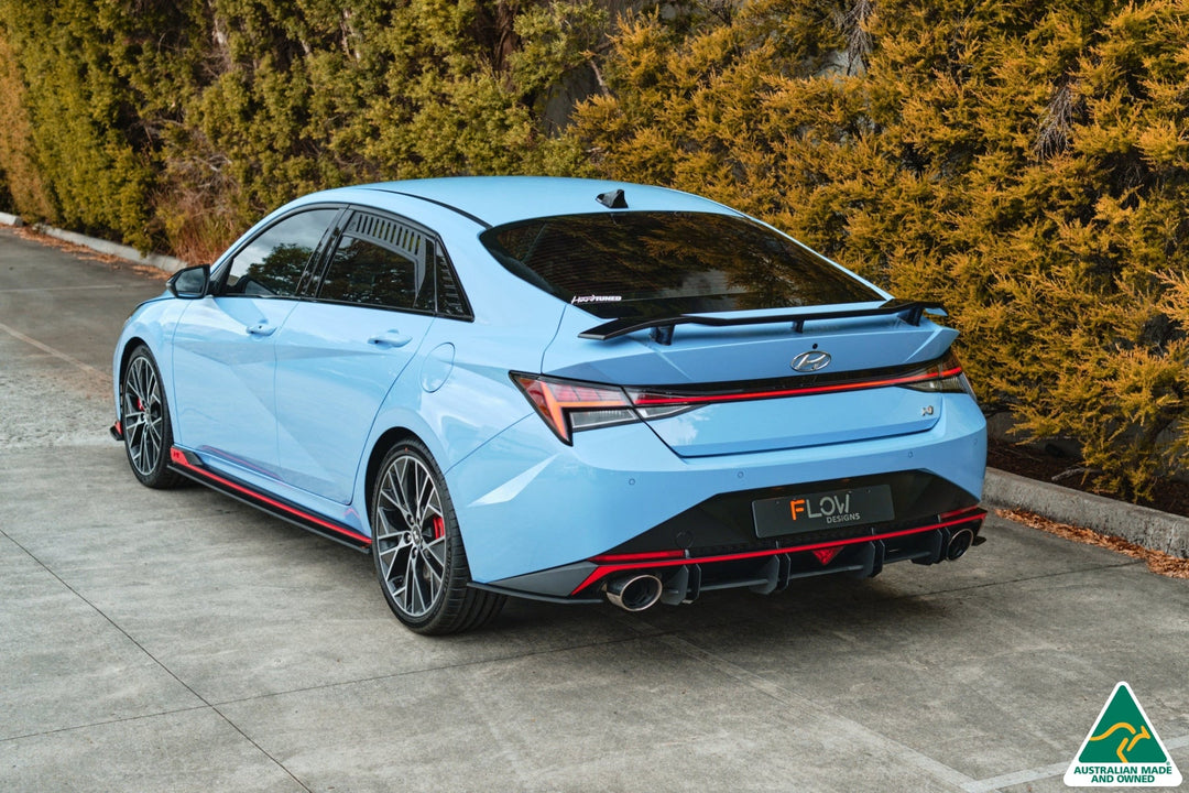 CN7 Elantra N Sedan 2021 Rear Spats (Pair) - Image 8 by Flow Design