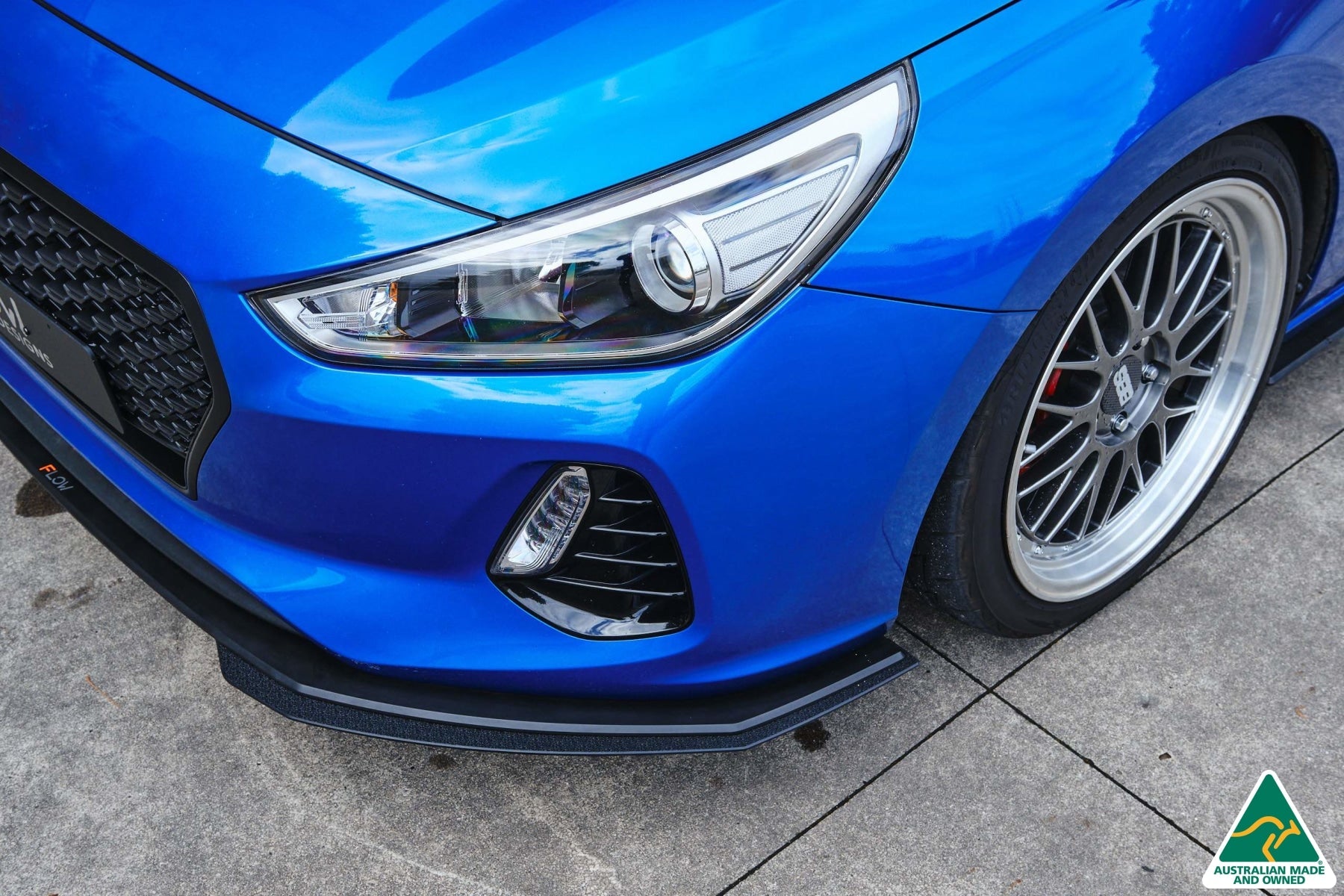 i30 SR Hatch (2017-2018) Front Lip Splitter Extensions (Pair)