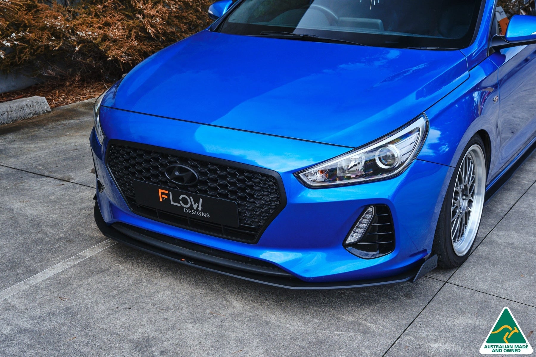 i30 SR Hatch (2017-2018) Front Lip Splitter Winglets (Pair)