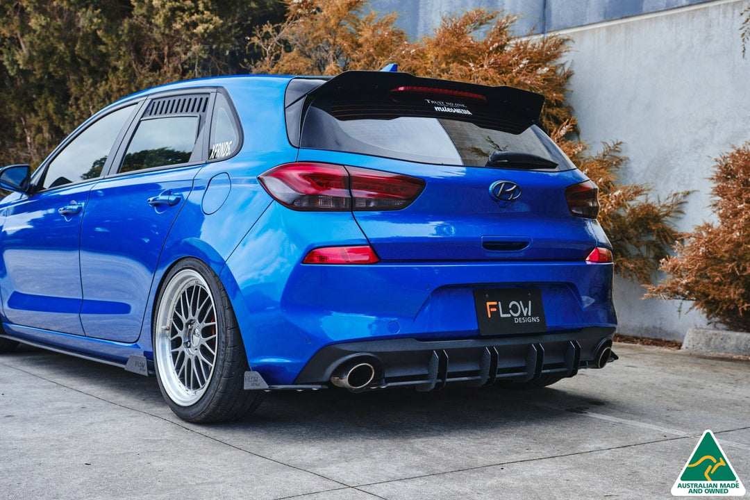 i30 SR Hatch (2017-2018) Flow-Lock Rear Diffuser - Image 6 by Flow Design