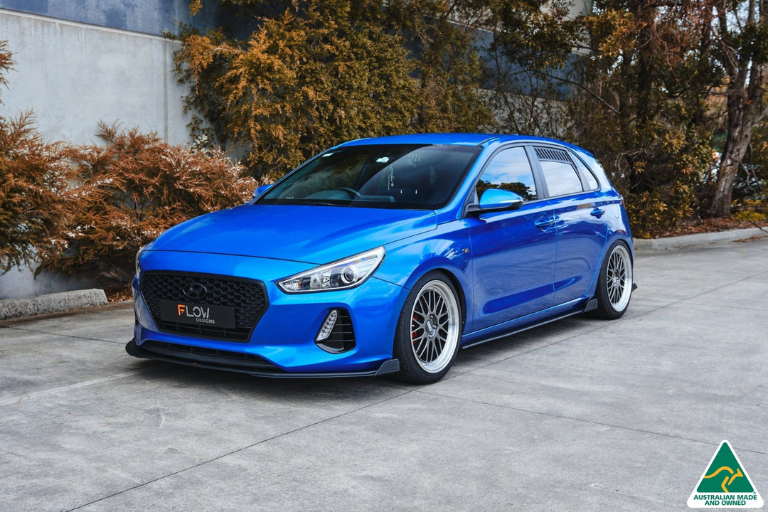 i30 SR Hatch (2017-2018) Front Lip Splitter Winglets (Pair) - Image 6 by Flow Design