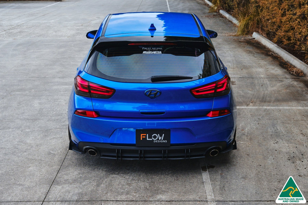 i30 SR Hatch (2017-2018) Flow-Lock Rear Diffuser - Image 8 by Flow Design