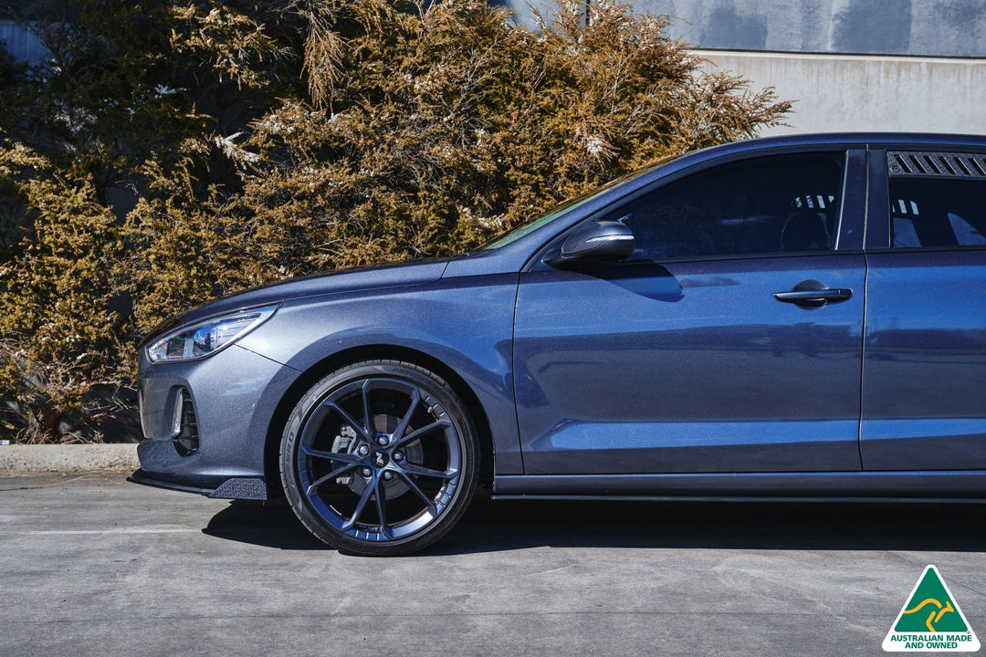 i30 Hatch PD1, PD2 2018-2020 Front Lip Splitter Winglets (Pair) - Image 2 by Flow Design