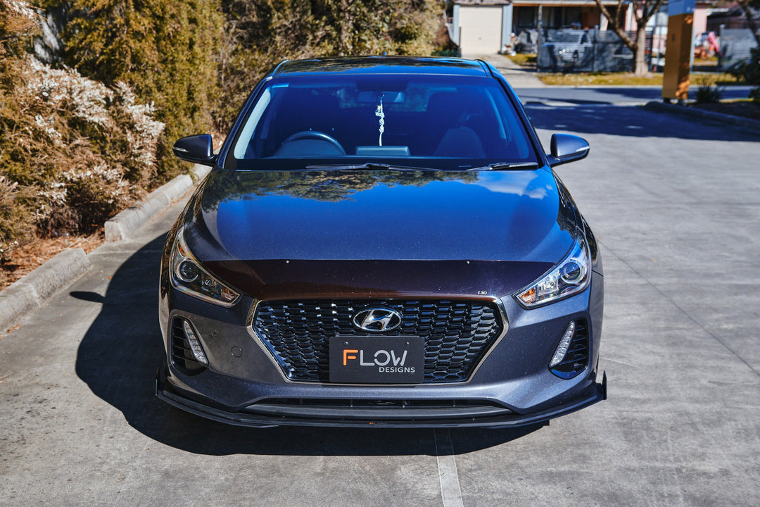 i30 Hatch PD1, PD2 2018-2020 Front Lip Splitter & Mounting Brace - Image 13 by Flow Design