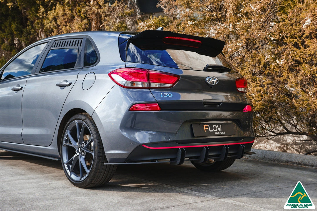i30 Hatch PD1, PD2 2018-2020 Flow-Lock Rear Diffuser - Image 6 by Flow Design