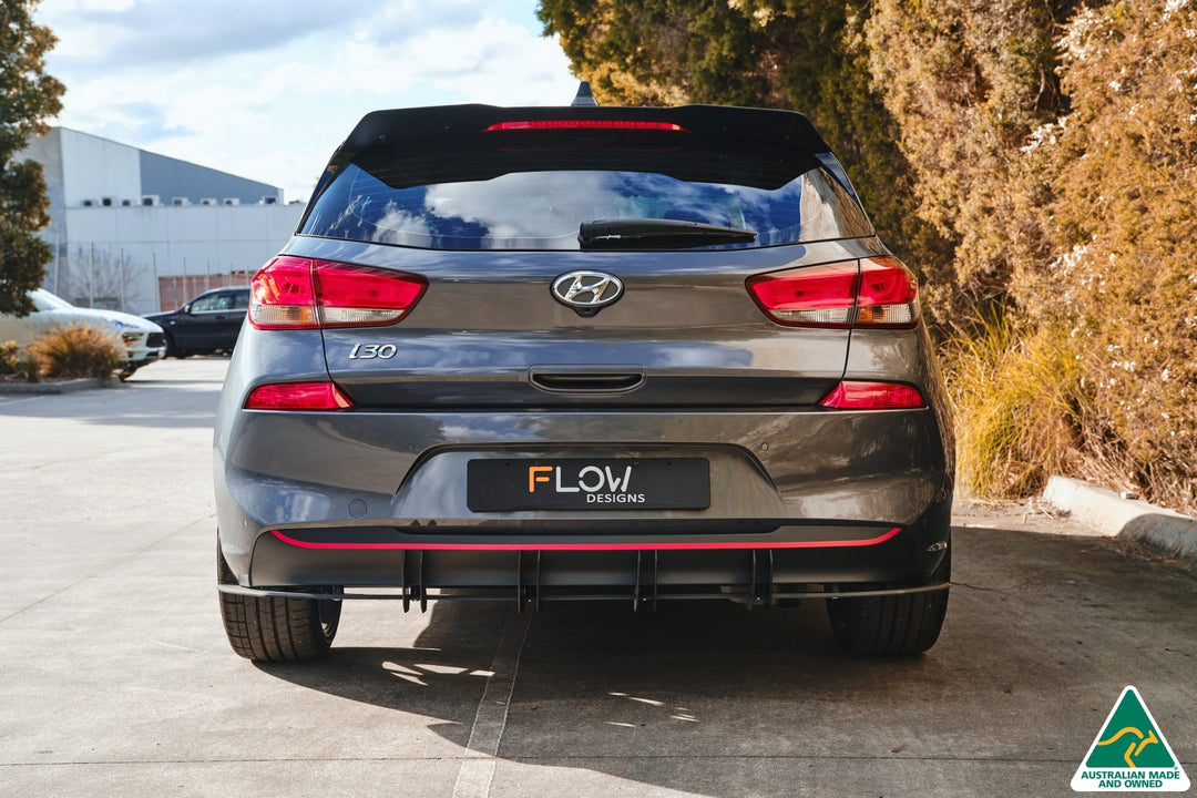i30 Hatch PD1, PD2 2018-2020 Flow-Lock Rear Diffuser - Image 8 by Flow Design