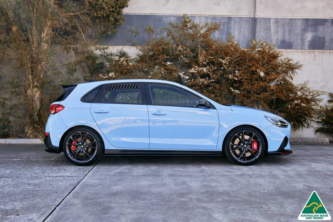 i30N Hatch PD FL 2021 Side Skirt Splitters (Pair) - Image 8 by Flow Design