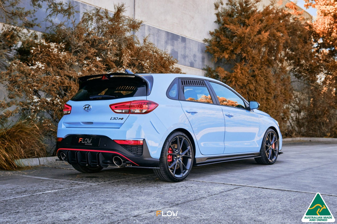 i30N Hatch PD FL 2021 Flow-Lock Rear Diffuser - Image 13 by Flow Design