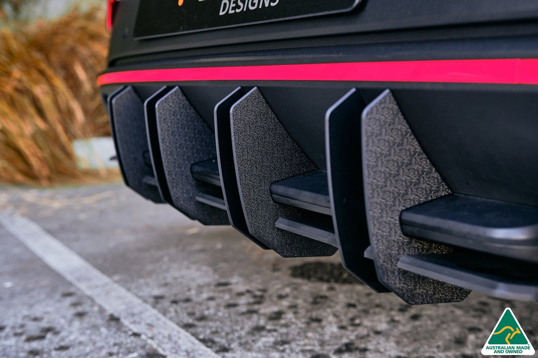 i30N Hatch PD FL 2021 Flow-Lock Rear Diffuser - Image 6 by Flow Design