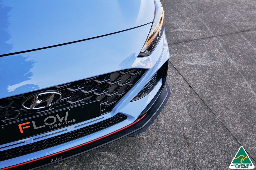 i30N Hatch PD FL 2021 Front Lip Splitter Extensions (Pair) - Image 4 by Flow Design
