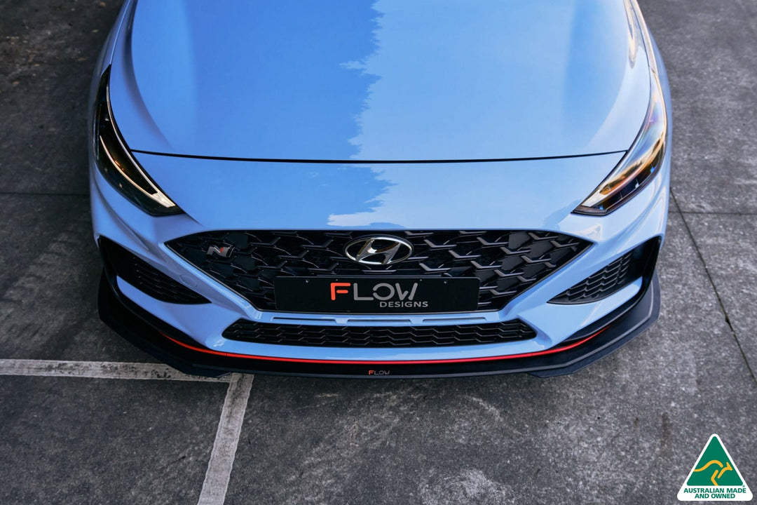 i30N Hatch PD FL 2021 Front Lip Splitter Extensions (Pair) - Image 6 by Flow Design