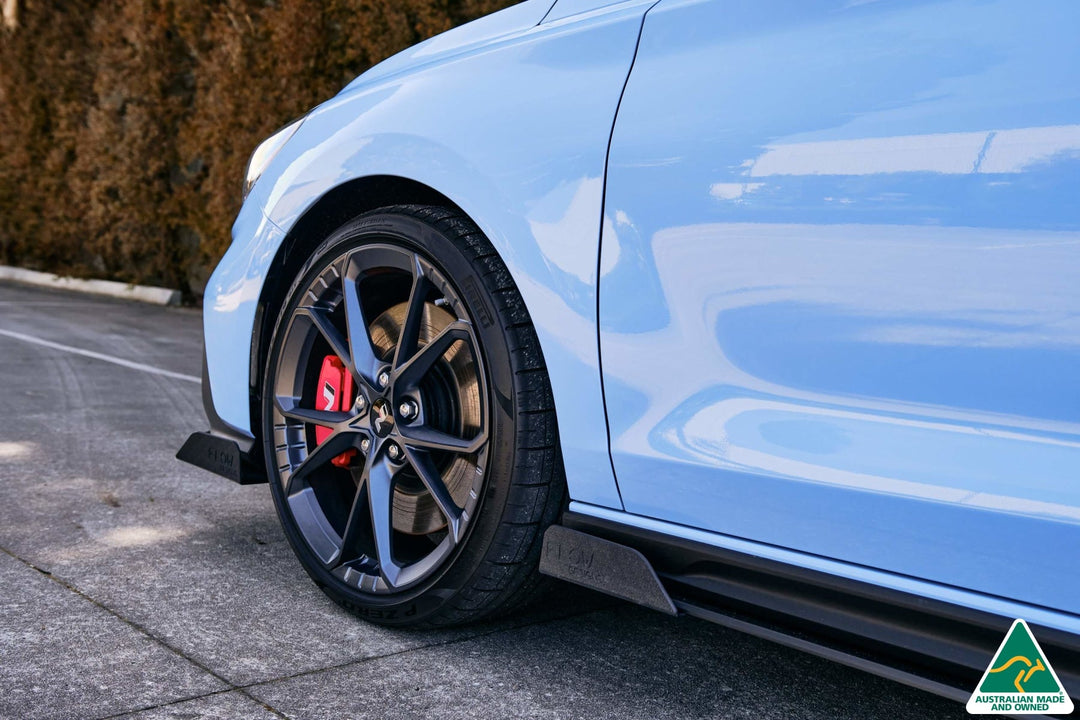 i30N Hatch PD FL 2021 Side Skirt Splitter Winglets (Pair) - Image 4 by Flow Design