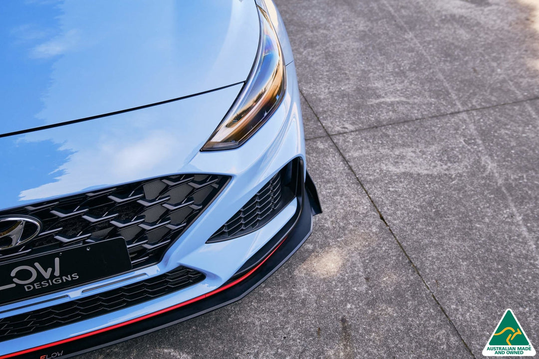 i30N Hatch PD FL 2021 Front Lip Splitter Winglets (Pair) - Image 6 by Flow Design
