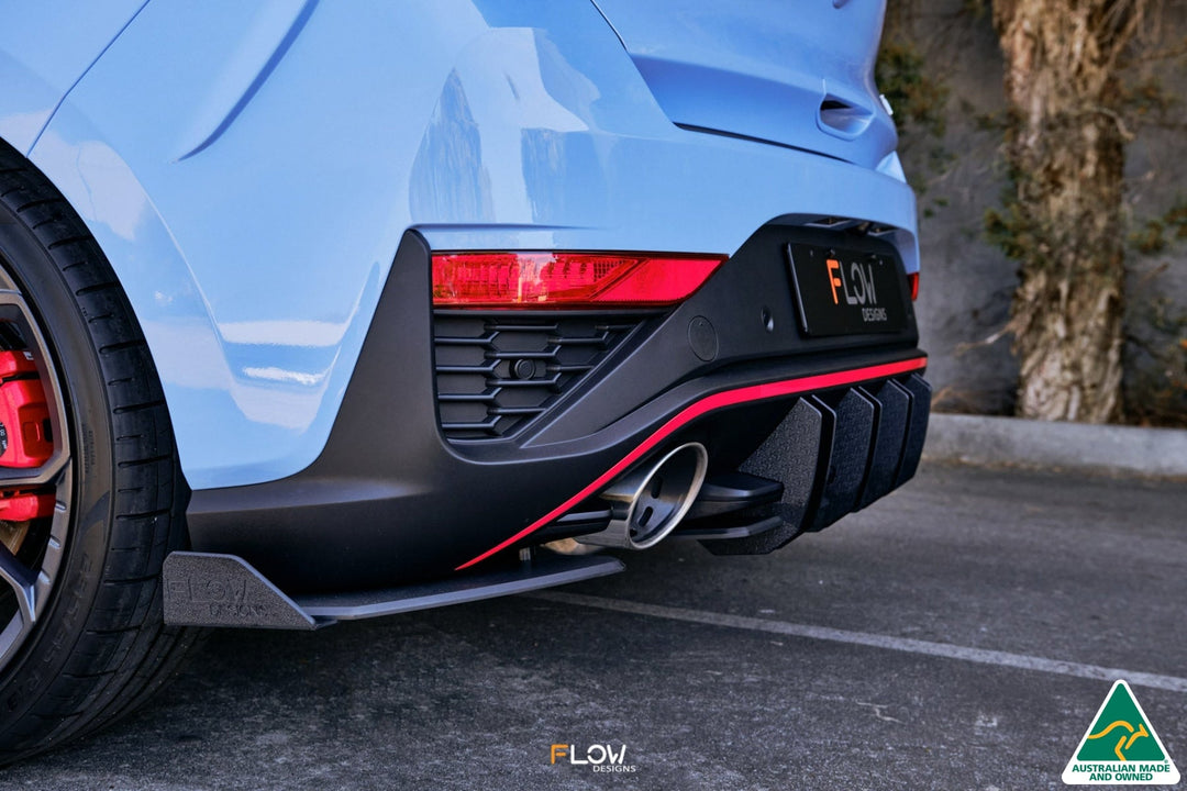 i30N Hatch PD FL 2021 Rear Spats (Pair) - Image 7 by Flow Design