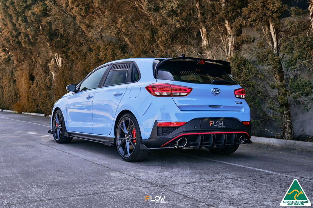 i30N Hatch PD FL 2021 Flow-Lock Rear Diffuser - Image 12 by Flow Design