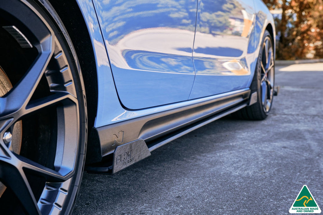 i30N Hatch PD FL 2021 Side Skirt Splitters (Pair) - Image 4 by Flow Design