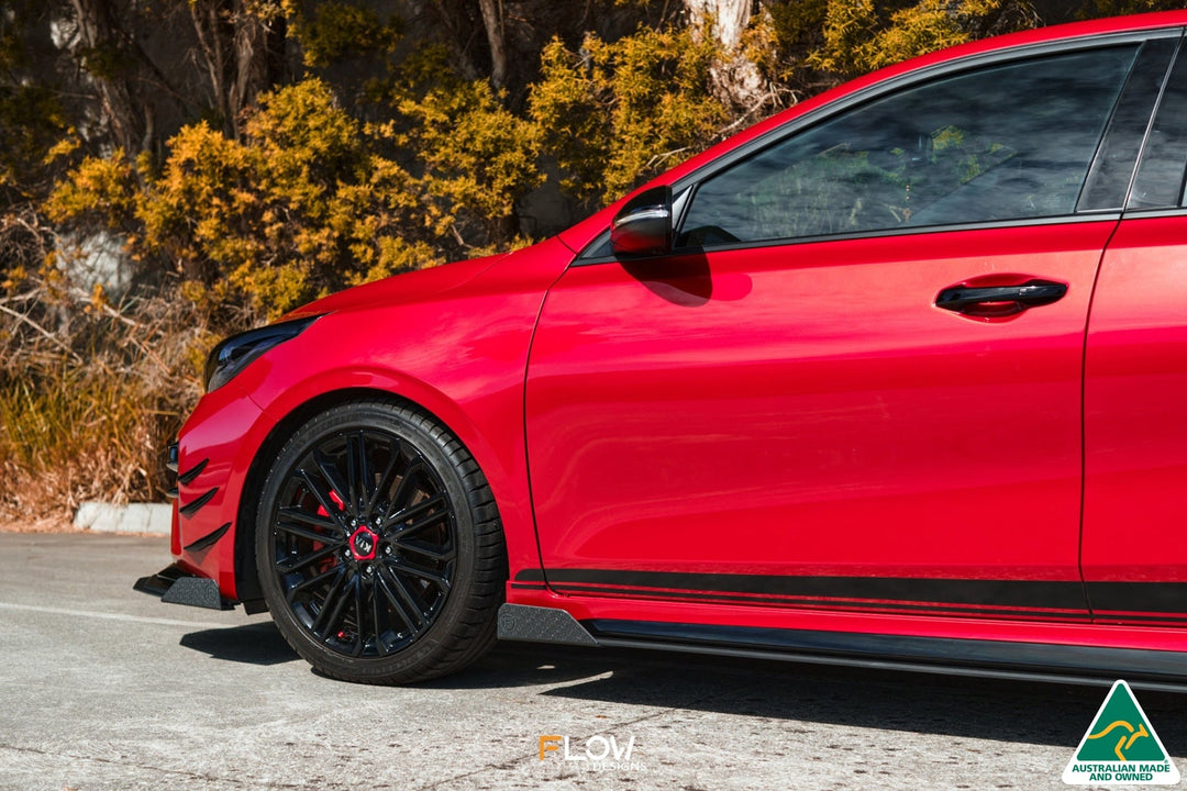 Cerato GT PFL Front Lip Splitter Winglets (Pair) - Image 6 by Flow Design