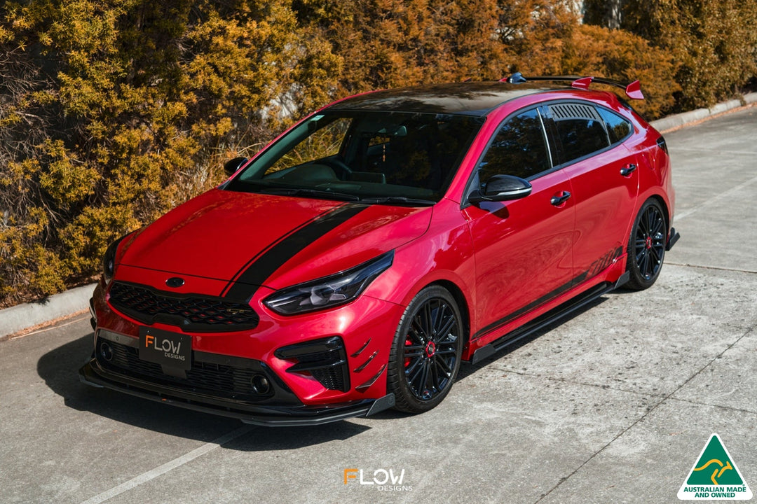 Cerato GT PFL Front Lip Splitter & Reinforcement Brackets - Image 8 by Flow Design