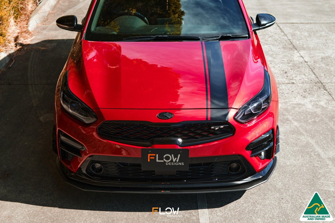 Cerato GT PFL Front Lip Splitter & Reinforcement Brackets - Image 2 by Flow Design