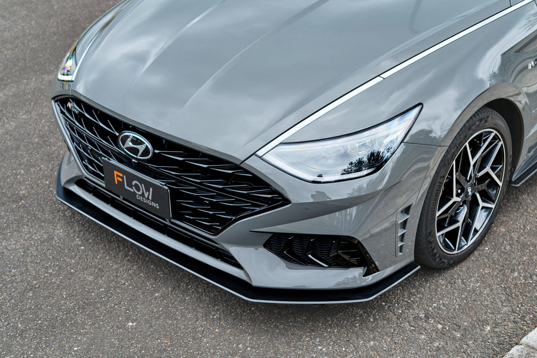 DN8 Sonata N Line 2020-2023 Front Lip Splitter & Reinforcement Bracket - Image 8 by Flow Design