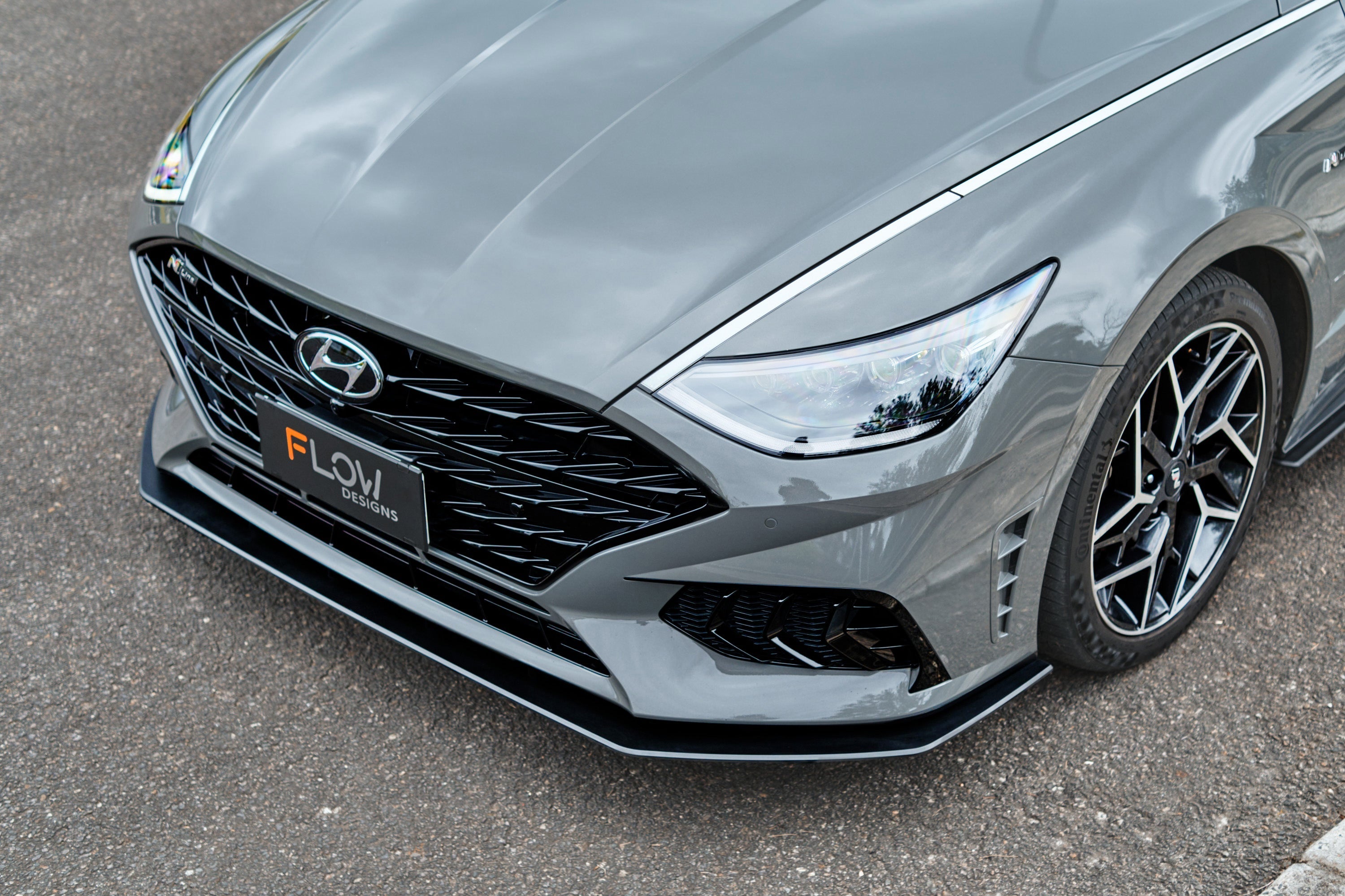 DN8 Sonata N Line 2020-2023 Front Lip Splitter & Reinforcement Bracket