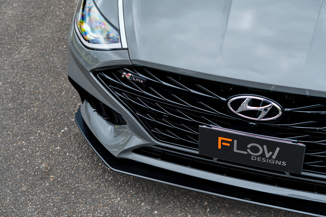 DN8 Sonata N Line 2020-2023 Front Lip Splitter & Reinforcement Bracket - Image 7 by Flow Design