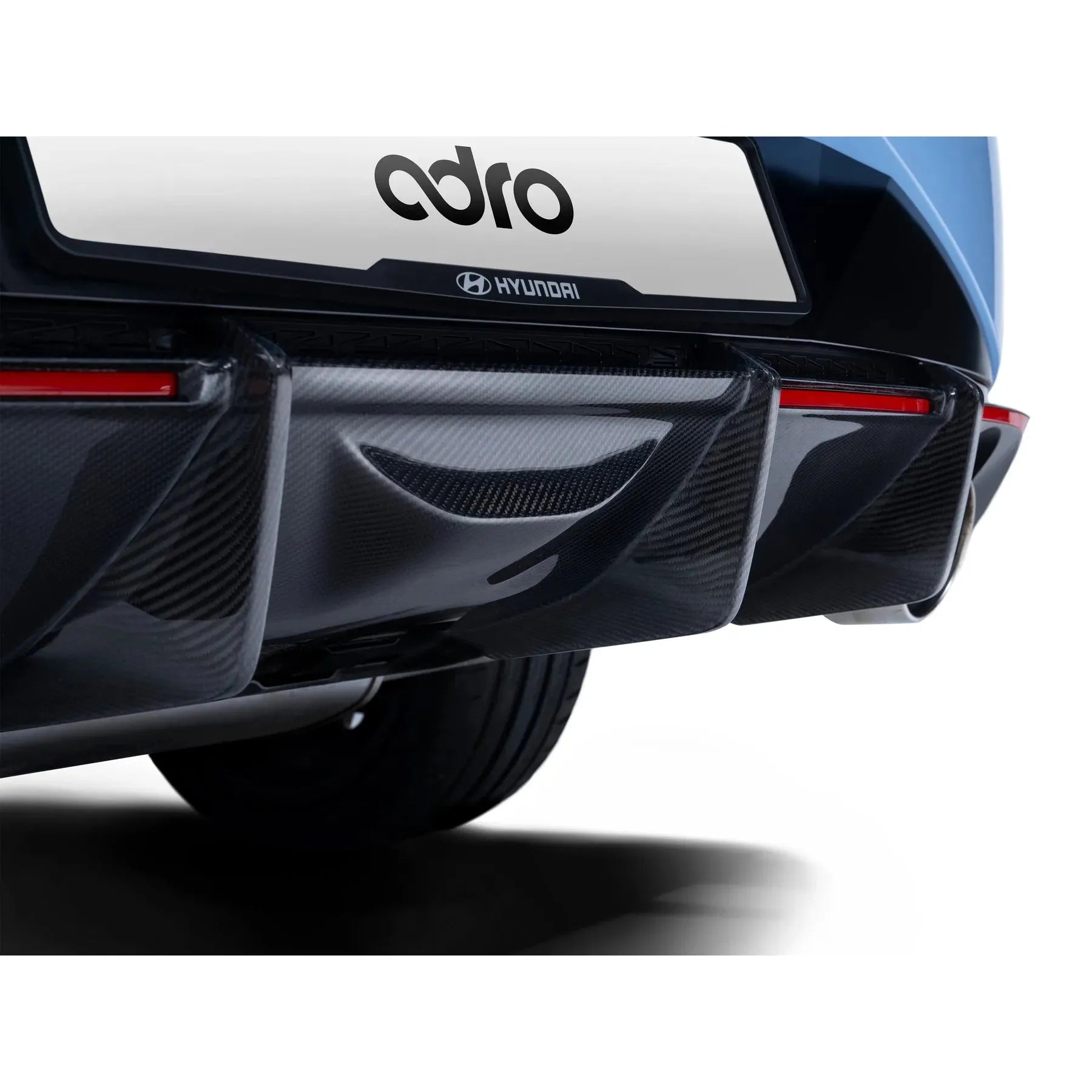 Hyundai i30 Sedan N Carbon Fiber Rear Diffuser