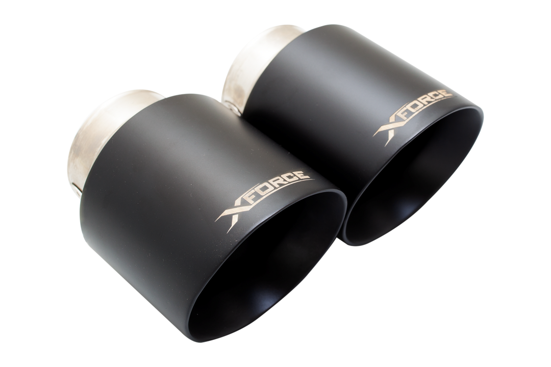 Hyundai i30N & i30 SR/N-Line - Exhaust Tip Kit for xForce Cat-Back - Shadow Black