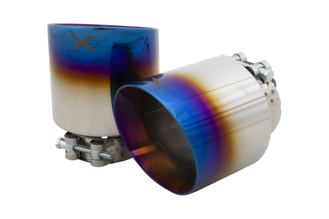 Hyundai Kona N-Line - Exhaust Tip Kit for xForce Cat-Back - Burnt Blue