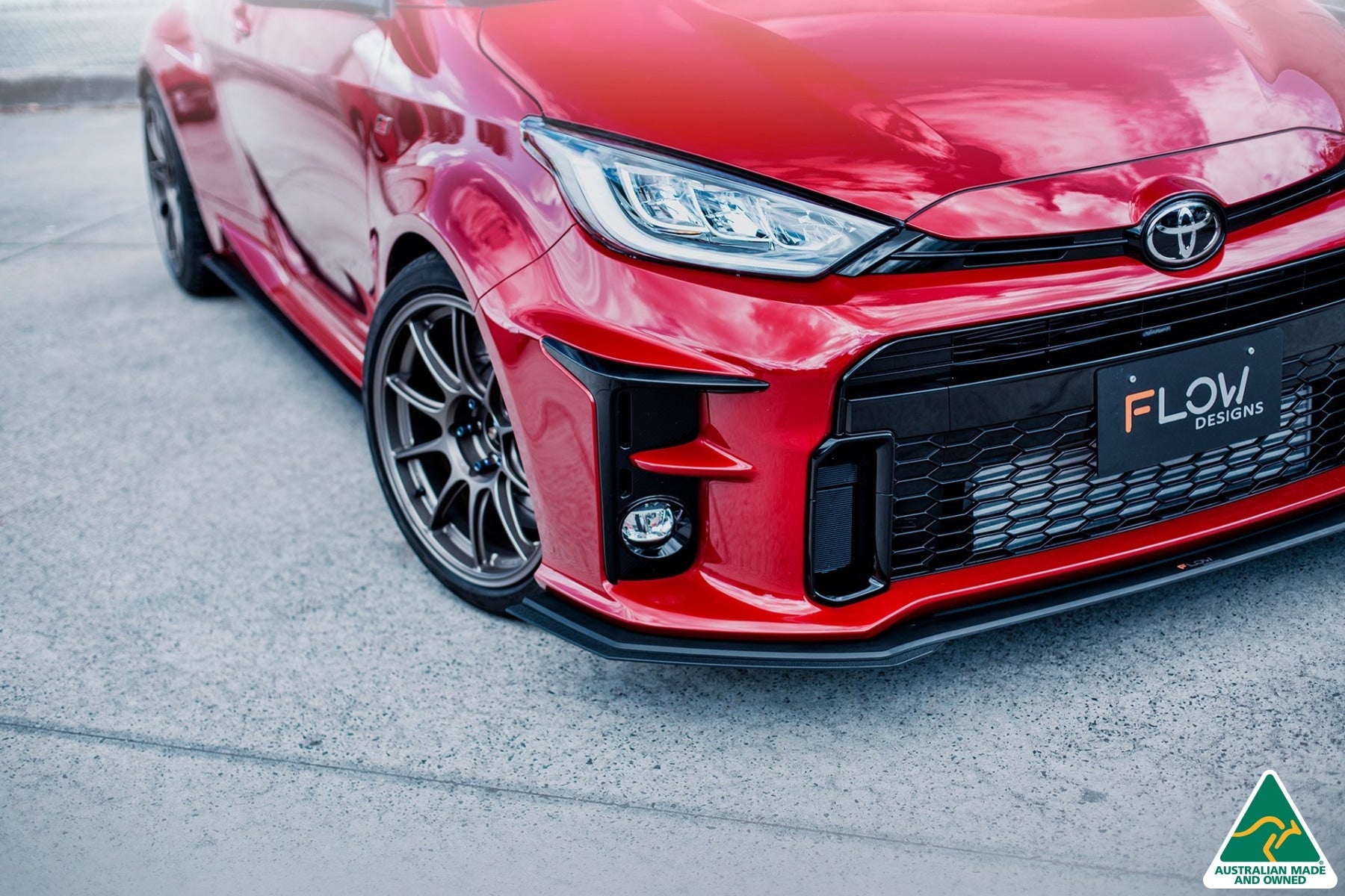 Yaris GR Front Lip Splitter & Bumper Reinforcement Plate