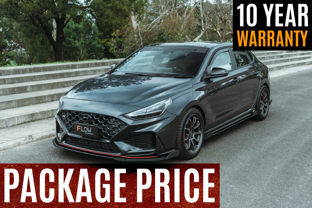 i30N Fastback PD FL 2022+ Full Lip Splitter Set - Image 1 by Flow Design