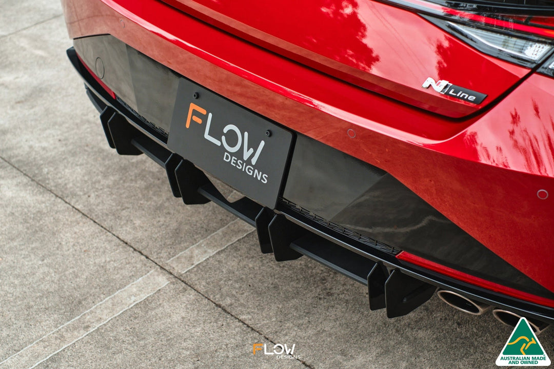 CN7 i30 N Line Sedan 2020 - 2022 Flow-Lock Rear Diffuser - Image 8 by Flow Design