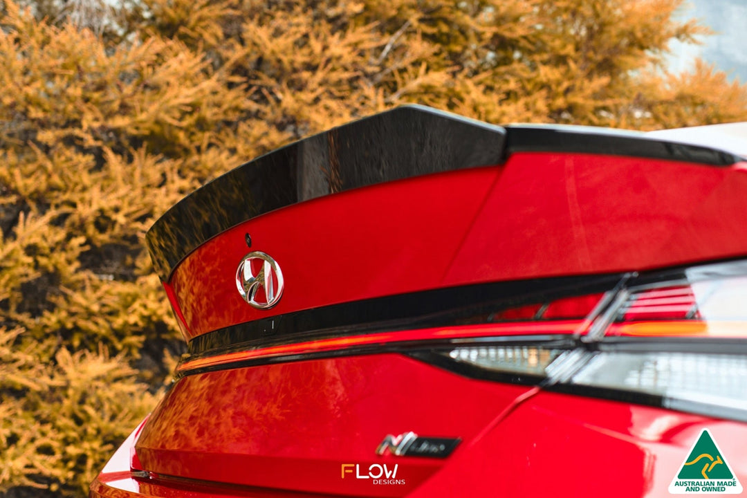 CN7 i30 N Line Sedan 2020 - 2022 Rear Spoiler Extension - Image 8 by Flow Design