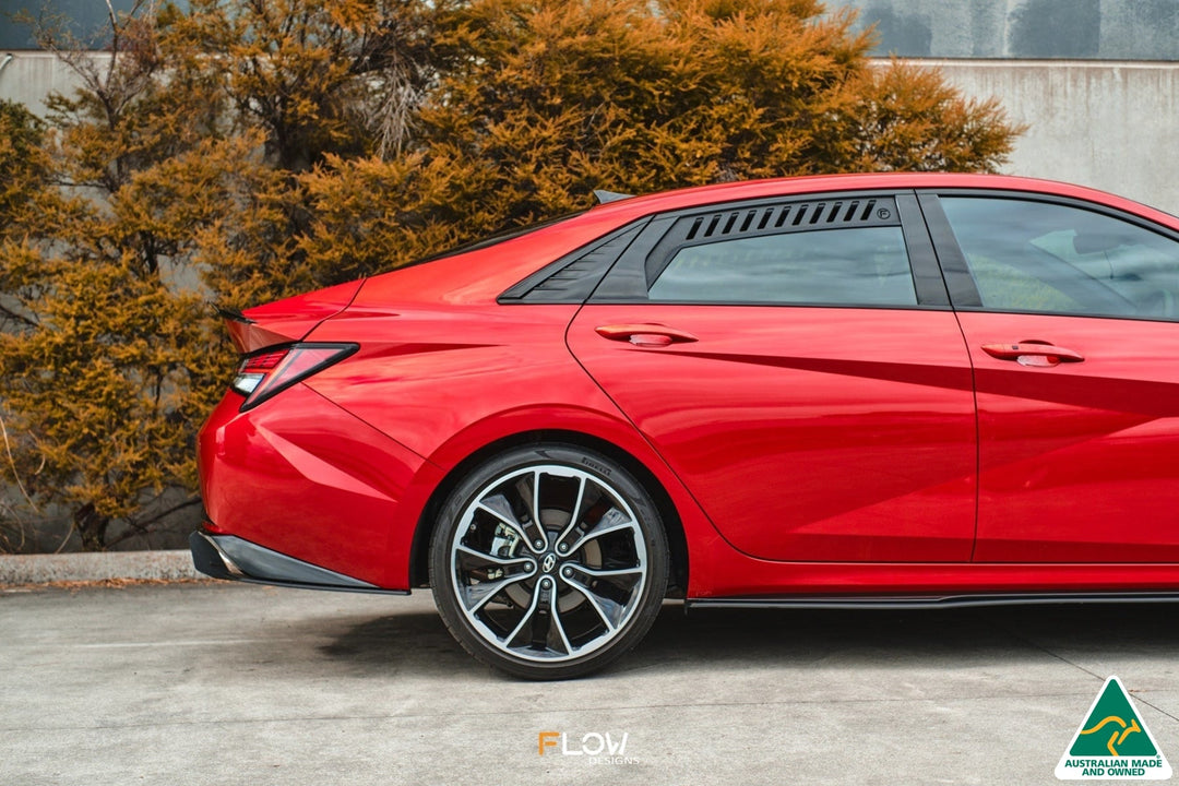 CN7 Elantra N Line Sedan 2020 Rear Window Vents (Pair) - Image 10 by Flow Design