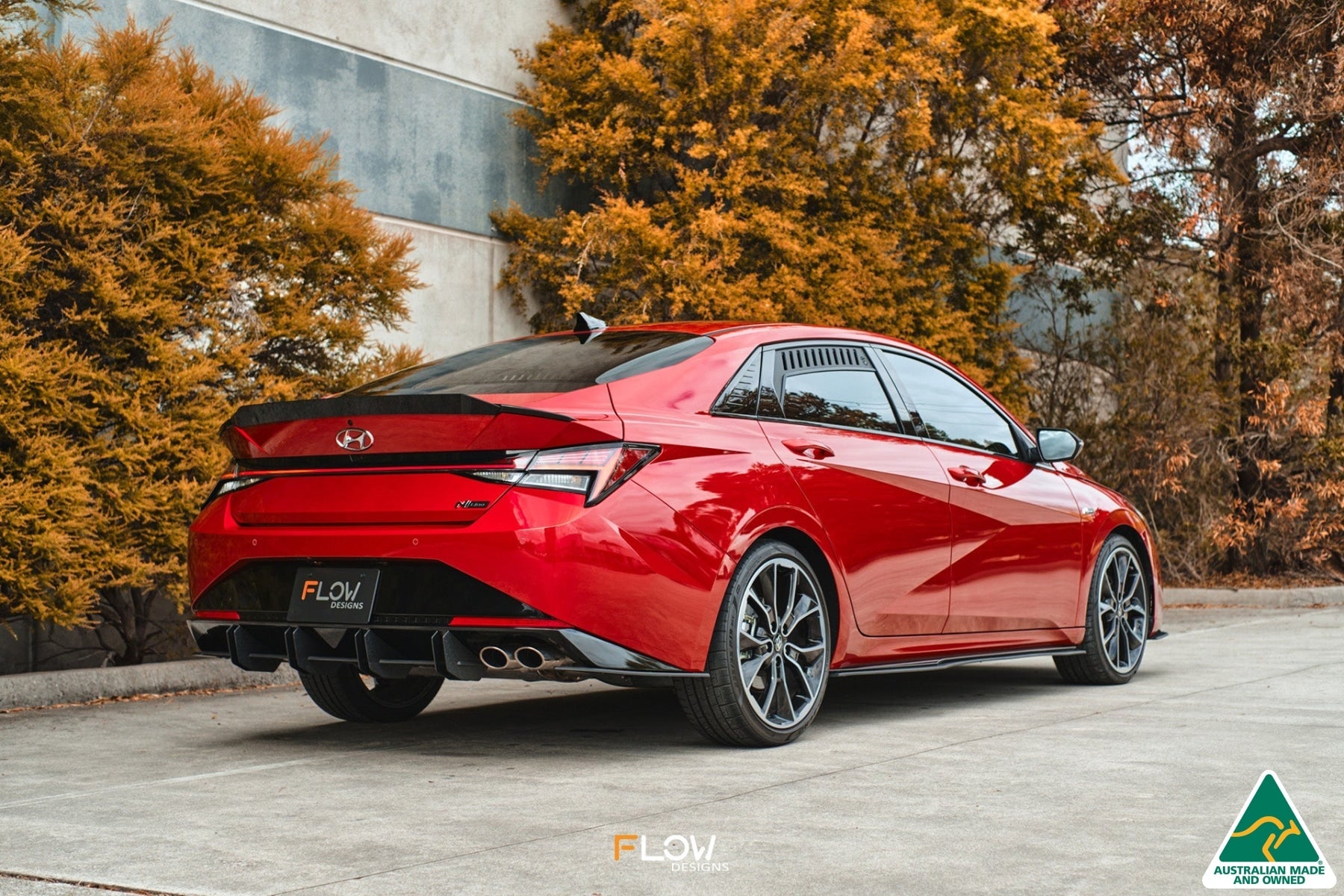 CN7 Elantra N Line Sedan 2020 Flow-Lock Rear Diffuser