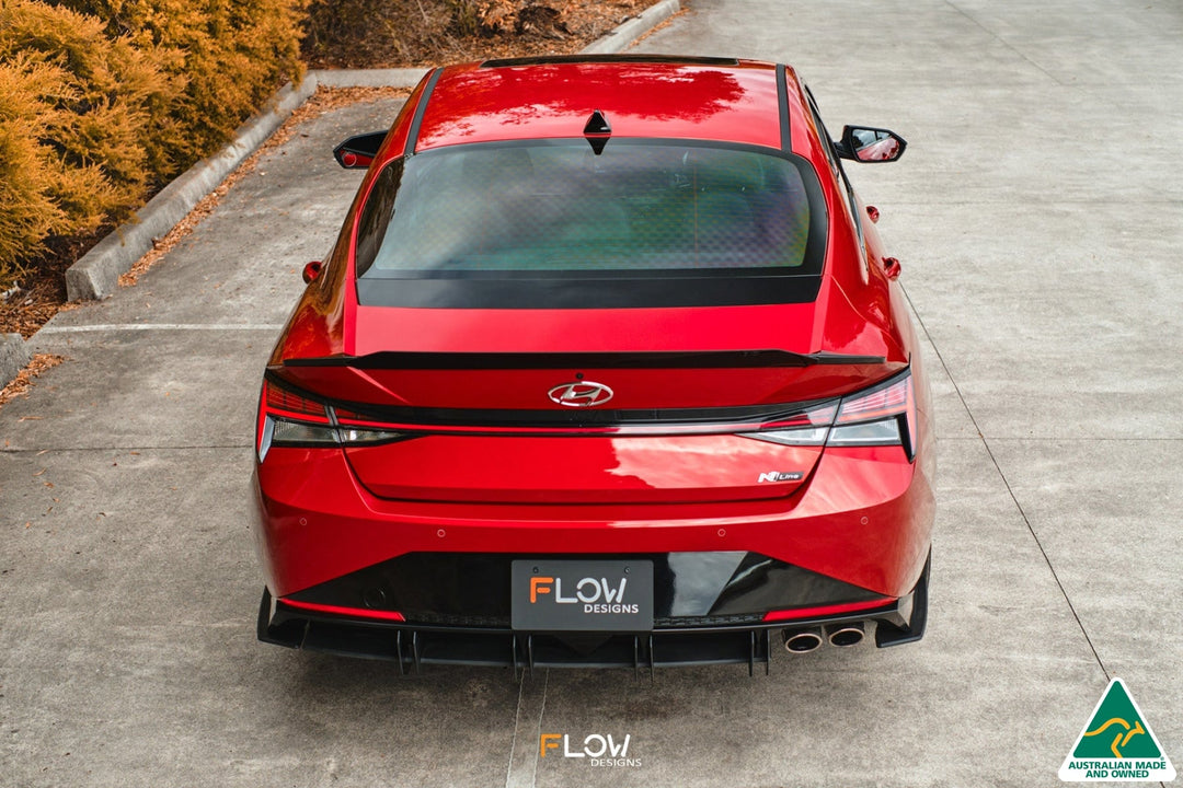 CN7 i30 N Line Sedan 2020 - 2022 Rear Spats (Pair) - Image 5 by Flow Design