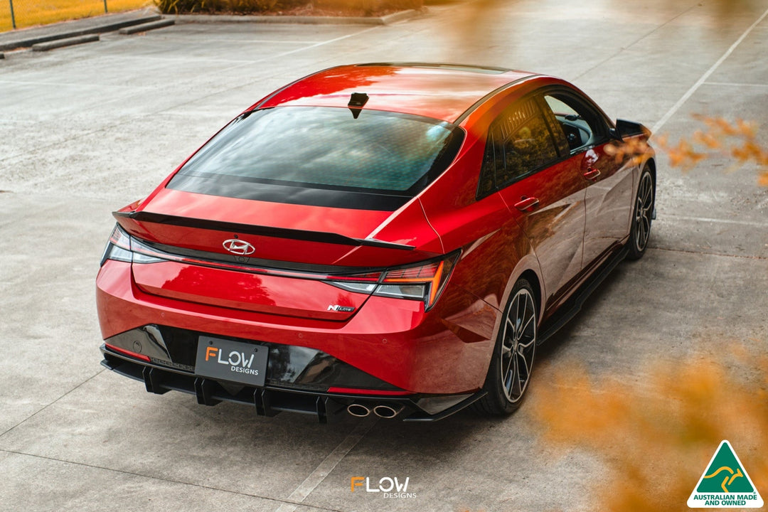 CN7 i30 N Line Sedan 2020 - 2022 Rear Spoiler Extension - Image 14 by Flow Design