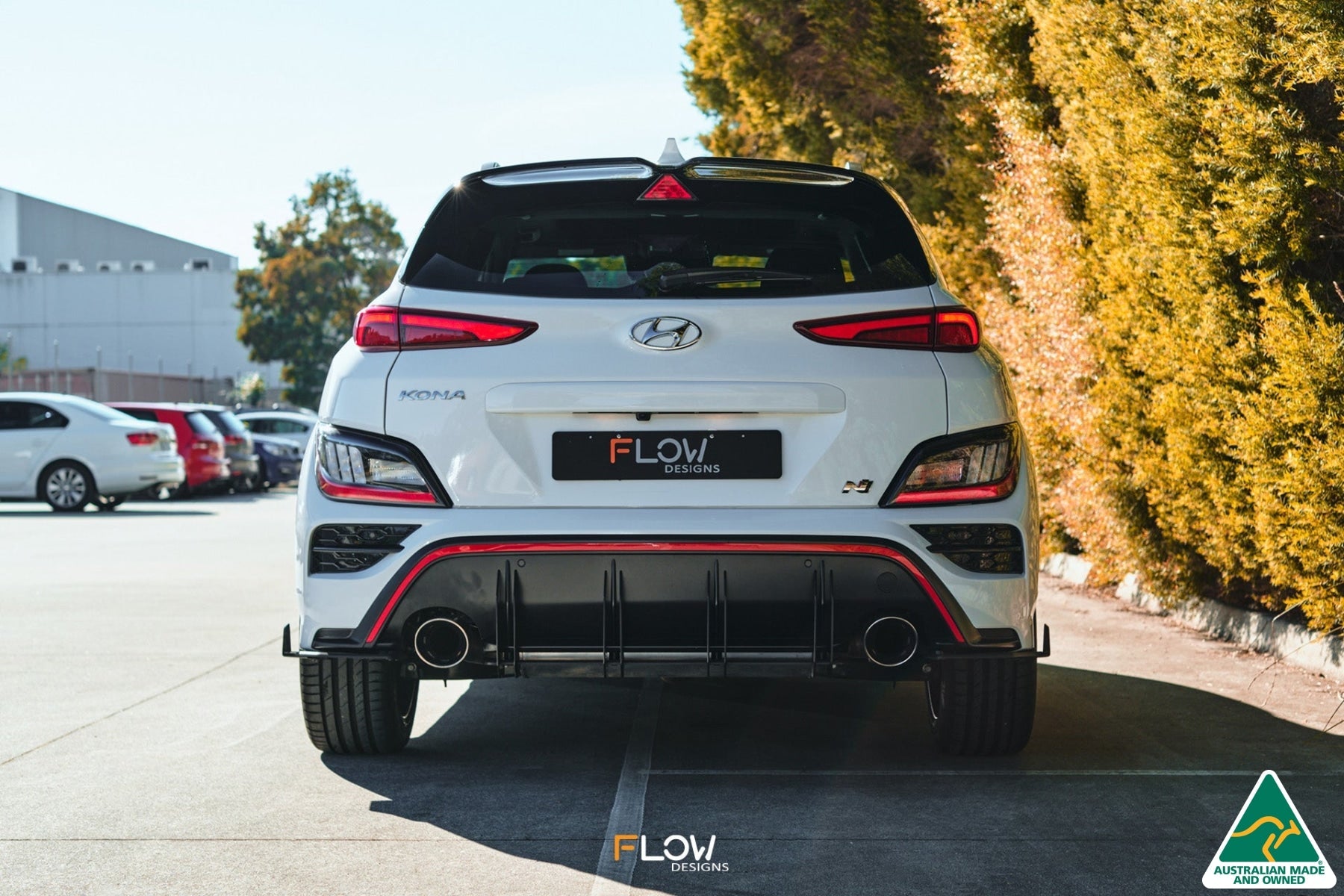 Kona N Flow-Lock Rear Diffuser (GLOSS BLACK)