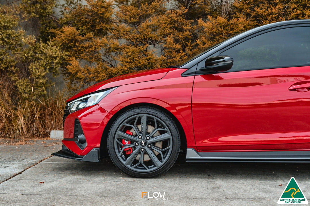i20 N BC3 Front Lip Splitter Winglets (Pair) - Image 6 by Flow Design