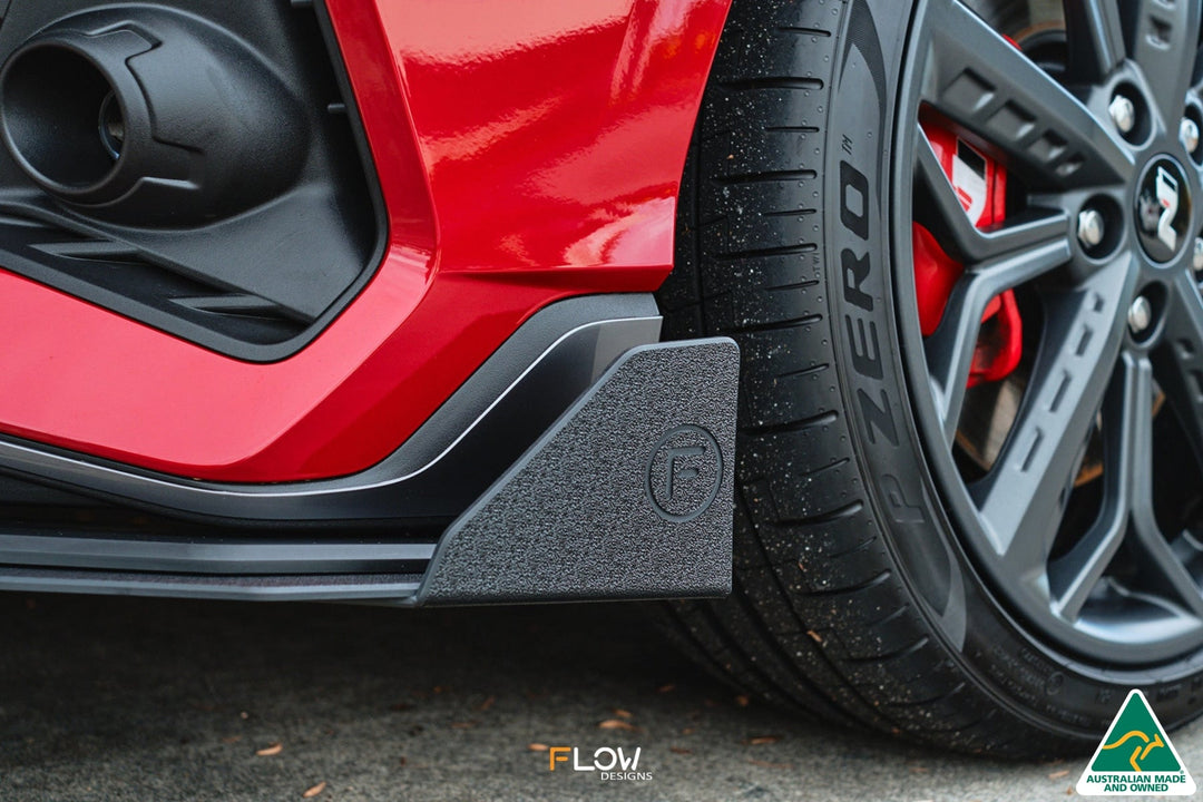 i20 N BC3 Front Lip Splitter Winglets (Pair) - Image 2 by Flow Design