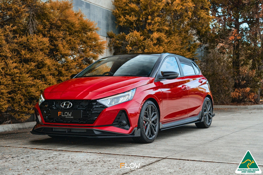i20 N BC3 Front Lip Splitter & Mounting Brackets - Image 6 by Flow Design